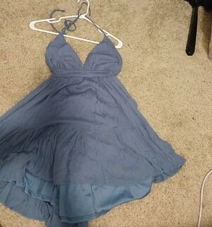 Windsor Blue Backless Dress